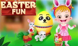 Baby Hazel Easter Fun image