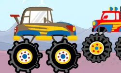 Fun Monster Trucks Jigsaw image