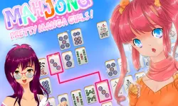 Mahjong Pretty Manga Girls image
