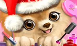 Christmas Salon - Santa Claus And Pets Makeover image