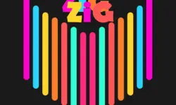 image bg ZigZag Color Line