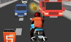 Bike Rider Highway image