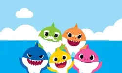 Baby Shark Coloring image