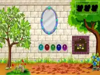 White Brick Backyard Escape background