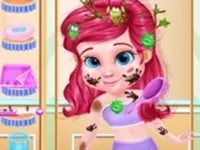 Messy Little Mermaid Makeover - Makeup  amp;amp; Dressup