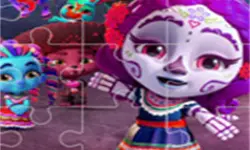 Super Monster Halloween Jigsaw image