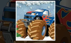 Winter Monster Truck Puzzles image