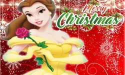 Belle Princess Christmas Sweater Dress Up image