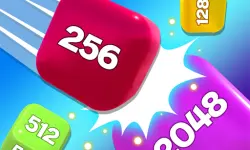 Chain Cube 2048 3D Merge Game image
