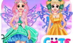 image bg Princess In Colourful Wonderland