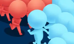 Crowd runner 3D image