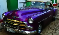 Cuban Vintage Cars Jigsaw image