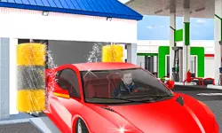 Gas Station: Car Parking image