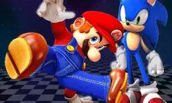 Super Mario  amp;amp; Sonic FNF Dance image