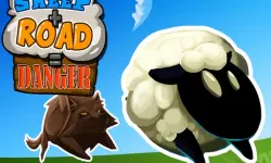 Sheep + road = Danger image