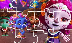 Super Monster Halloween Jigsaw Game image