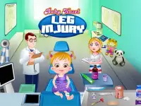 Baby Hazel Leg Injury background