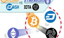 BITCOIN vs ETHEREUM DASH IOTA image