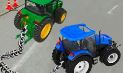 Chained Tractor Towing Simulator image