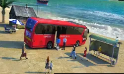Floating Water Surface Bus Racing Game image