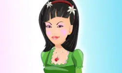 Asian Girl Dress Up image