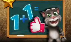 Talking Tom Math Test image