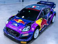 Ford Puma Hybrid Rally Puzzle background