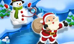 Santa SnowMan Jump image
