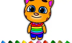 Talking Tom Coloring Book image