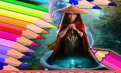 Coloring Book for Raya And The Last Dragon image