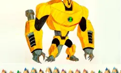 Ben10 Monsters Coloring image