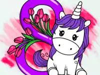 March Coloring Book background