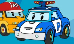 Robocar Poli Coloring Book image