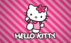 BTS Hello Kitty Coloring image