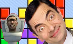 image bg Mr Bean  amp;amp; Skibidi Tetris