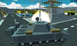 Blocky wars vehicle shooting multiplayer image