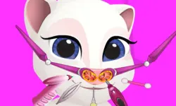 Talking Tom Angela Nose Doctor image