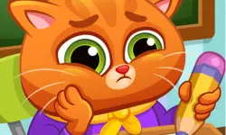 Lovely Virtual Cat At School image