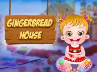 Baby Hazel Gingerbread House background