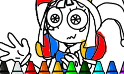 Pomni Coloring Book image