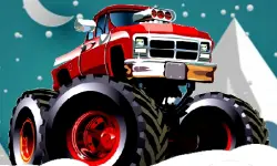 Winter Monster Trucks Race image