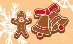 Gingerbread Man Coloring image