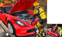 Car Mechanic Auto Workshop Repair Garage image
