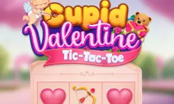 Cupid Valentine Tic Tac Toe image