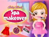 Baby Hazel Spa Makeover background