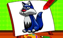 Easy Kids Coloring Walfs image