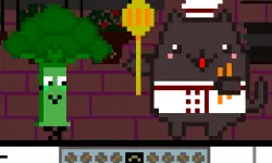 Cat Chef and Broccoli image