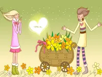 Love Couple Slide background