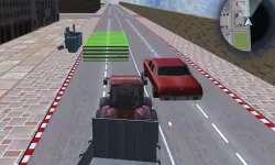 Tractor Driving Garbage collect image