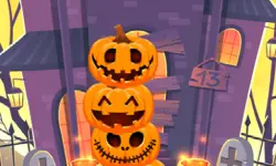 Pumpkin tower halloween image